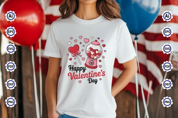 Download Happy Valentine’s Day PNG T-Shirt Design - Shirt Collection