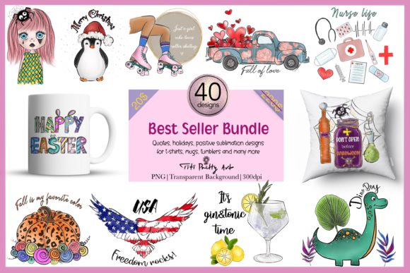 Download Best Seller Bundle | T-Shirt Sublimation - Shirt Collection