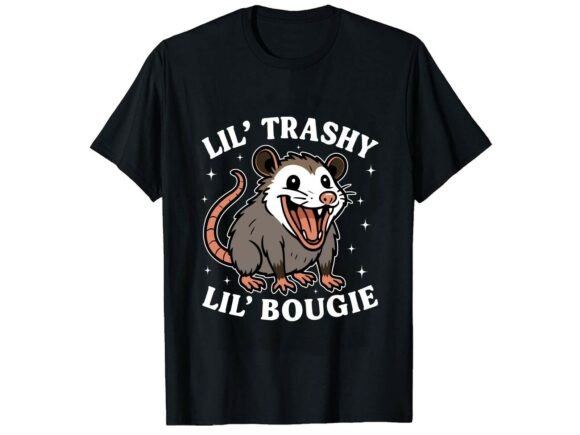 Download Lil’ Bougie Funny Opossum T-Shirt - Shirt Collection