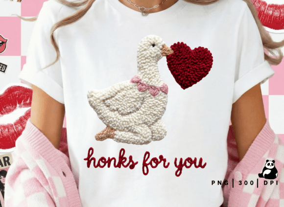 Download Valentines Goose Honk Latch Hook Png - Latch hook png Collection