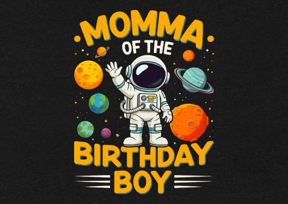 Download Momma of the Birthday Boy T-Shirt Design - Shirt Collection