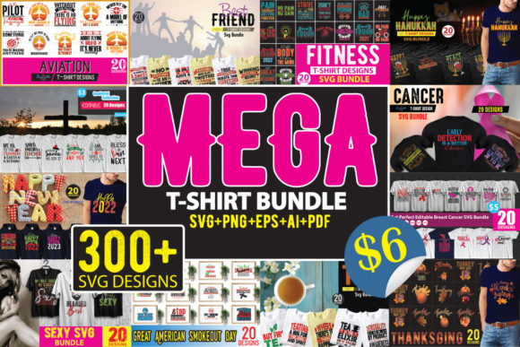 Download Mega Bundle T Shirt Design - Shirt Collection