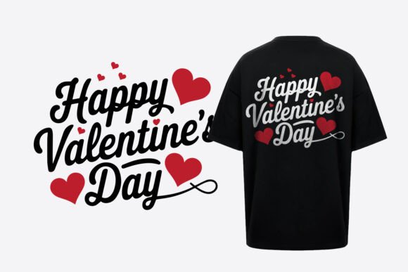 Download Happy Valentine's Day SVG PNG T-shirt - Shirt Collection