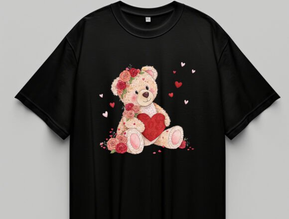 Download Valentines Day Png, Floral Bear Png - Valentines day Collection