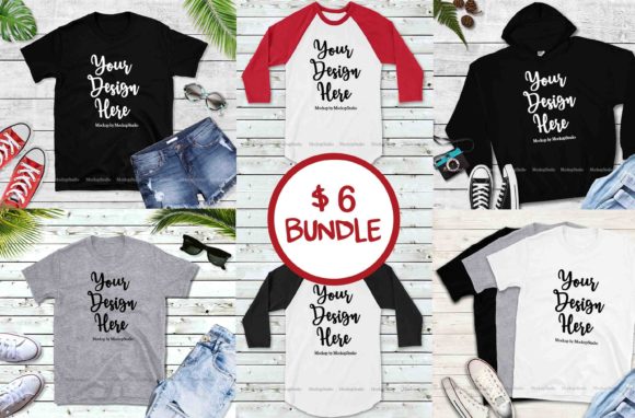 Download T-shirt Mockup Bundle | Tshirt Mock Up - Shirt Collection
