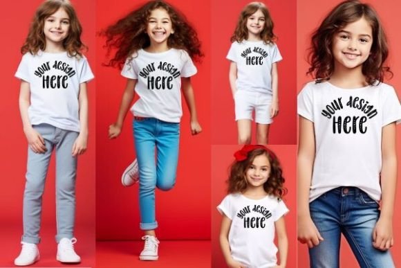 Download Valentine Shirt Mockup Bundle Youth - Shirt Collection