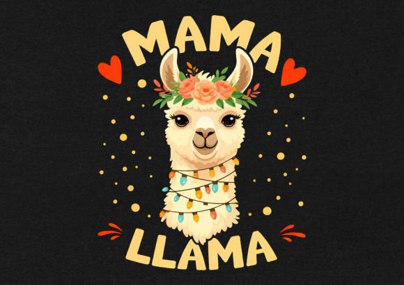 Download Mama Llama T-Shirt Design - Shirt Collection