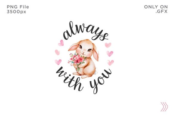 Download Happy Valentines Day Rabbits PNG T-shirt - Shirt Collection