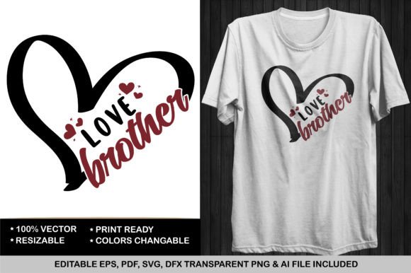 Download Love Brother -Valentine's T-shirt - Shirt Collection