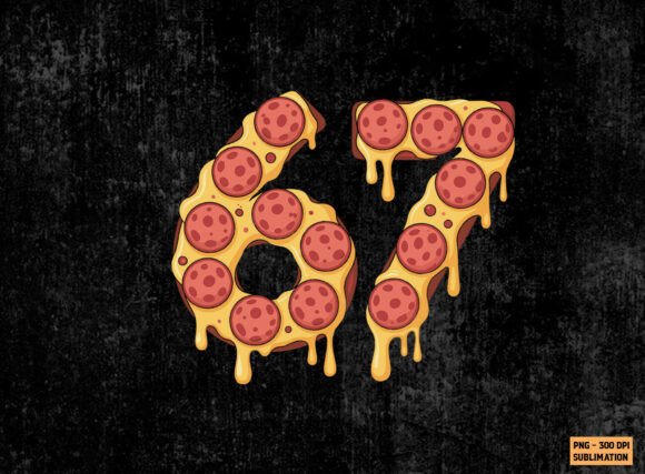 Download Funny 67 Pizza Shirt PNG Six Seven PNG - Shirt Collection