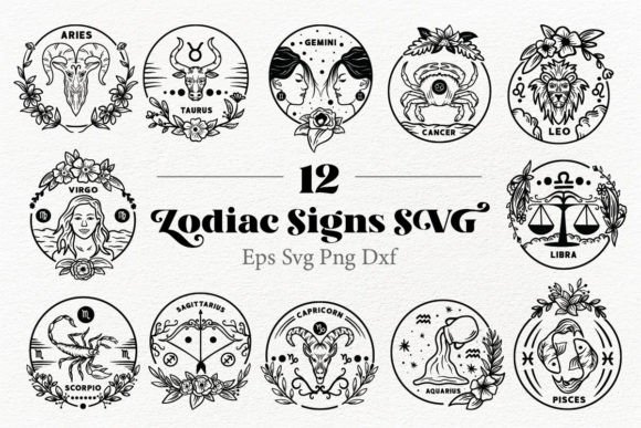 Download Zodiac Signs SVG Bundle, T Shirt Zodiac - Shirt Collection