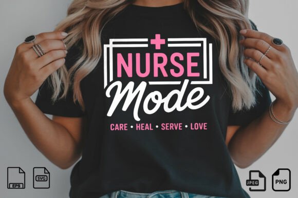 Download Nurse Mode Care Heal Serve Love Design - Love design Collection